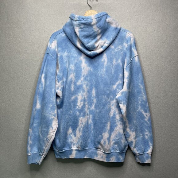 Sublime Inna L.B.C. Tie-Dye Blue Hoodie Sweatshirt M - Picture 4 of 5